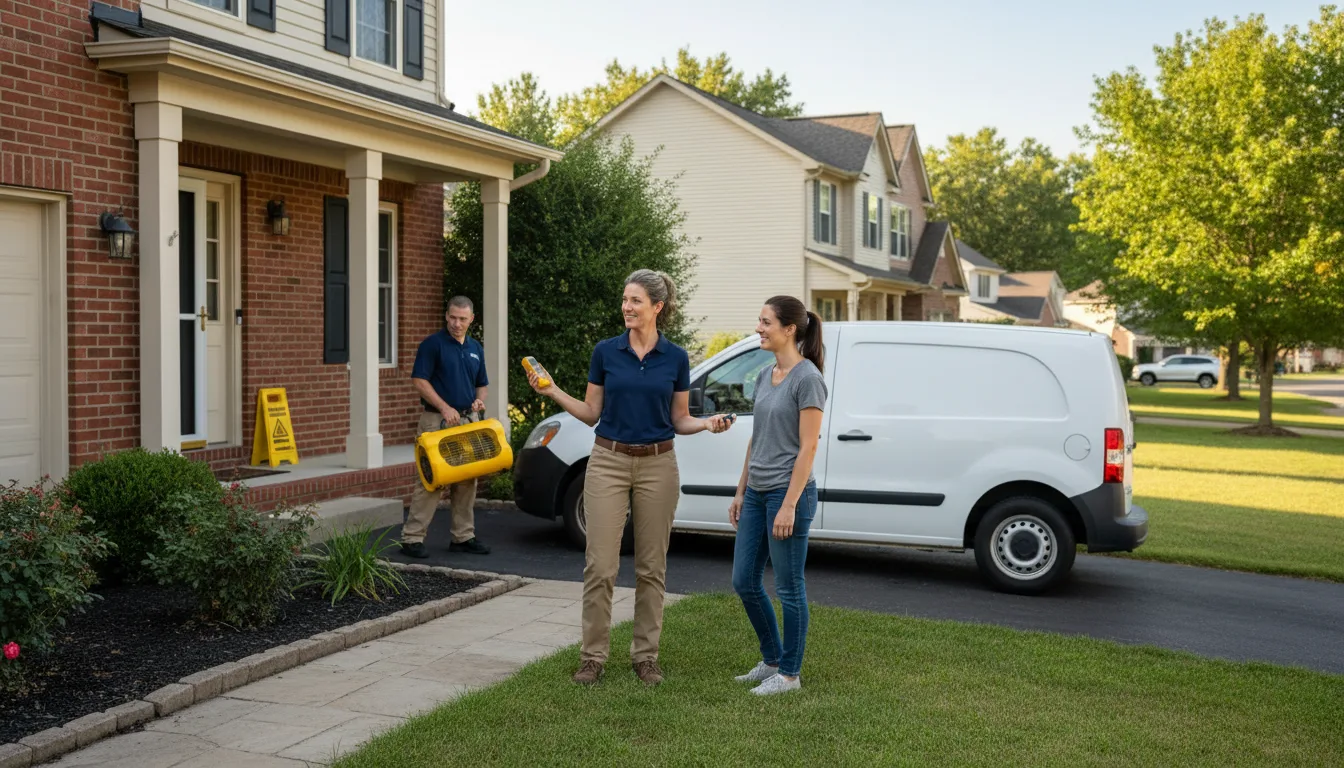Residential water damage restoration in Nezperce, ID